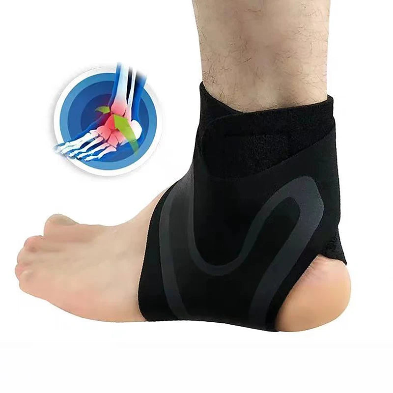 1 PC Sport Ankle Stabilizer Brace Compression Ankle Support Tendon Pain Relief Strap Foot Sprain Injury Wraps Running Basketball