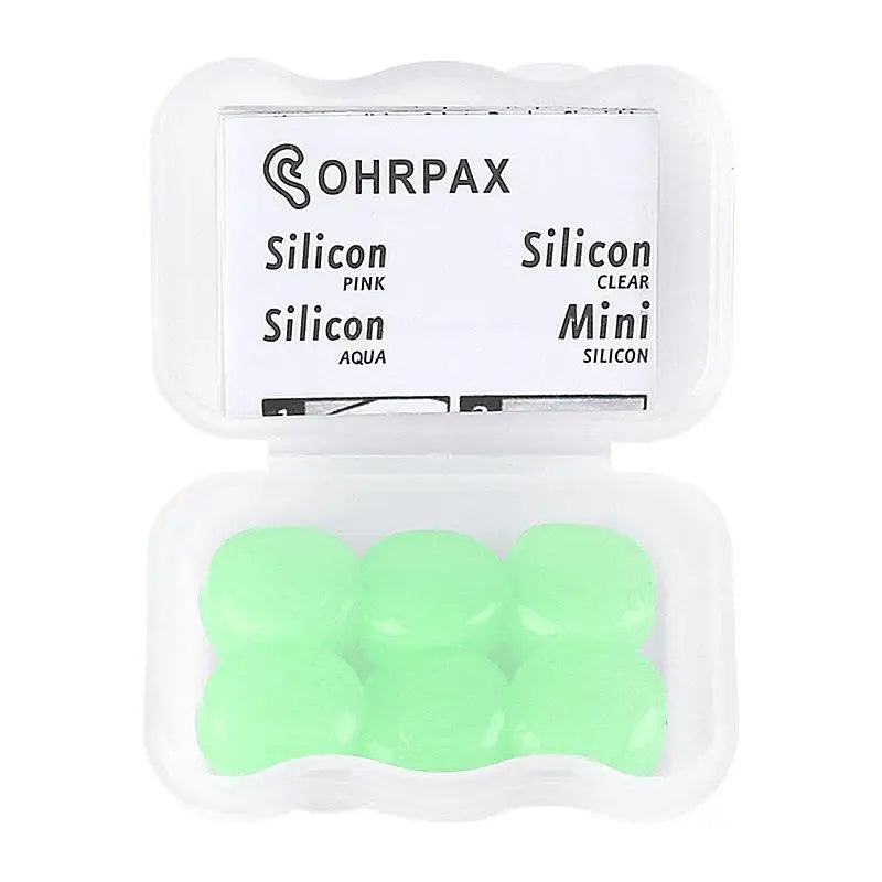 6Pcs/Box Silicone Ear Plugs Reusable Earplugs For Sleeping Swimming Traveling Working Studying Noise Reduction Flexible Ear Plug