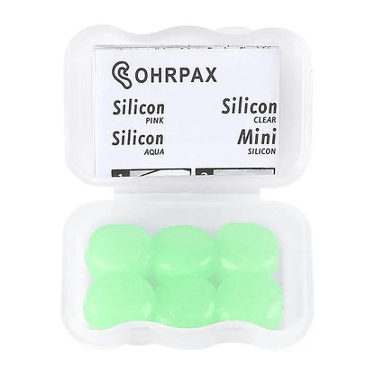 6Pcs/Box Silicone Ear Plugs Reusable Earplugs For Sleeping Swimming Traveling Working Studying Noise Reduction Flexible Ear Plug