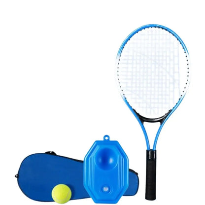 Single Tennis Racket Set for Kids Shock Absorbing Lightweight Tennis Trainer Rebound 23inch with Carry Bag Tennis Racquets Set
