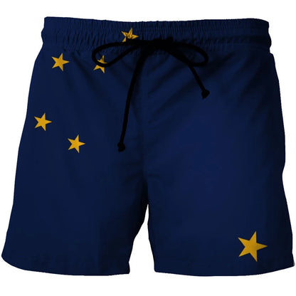 Hot Sale 3d Camouflage Print Men's Beach Shorts Women Kids Surf Board Shorts Casual Personality Swim Trunks Fashion Ice Shorts