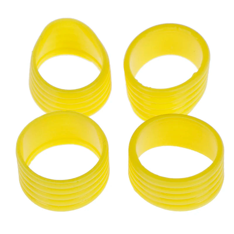 4pcs Tennis Racket Rubber Ring Grip Stretchable Stretchy Handle Rubber Ring