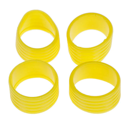 4pcs Tennis Racket Rubber Ring Grip Stretchable Stretchy Handle Rubber Ring