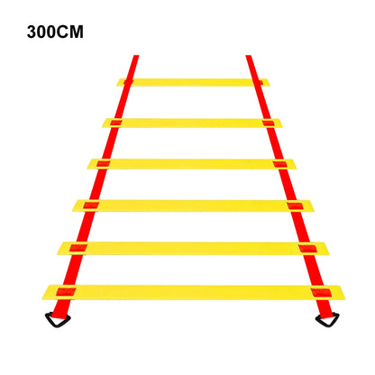 2M-10M Adjustable Agility Speed Ladder Stairs Nylon Straps Training Ladders Agile Staircase for Soccer Football Speed Ladder