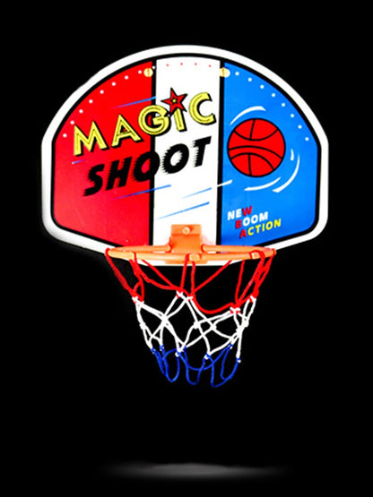 Mini Basketball Hoop Set Portable Basketball Hoop with Ball and Inflatable Pump Basketball Set Indoor Outdoor Play for Kids