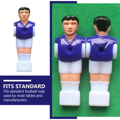 8 Pcs Baby Football Machine Accessories Villain Player Man Toy Foosball Table Resin Soccer Figurine