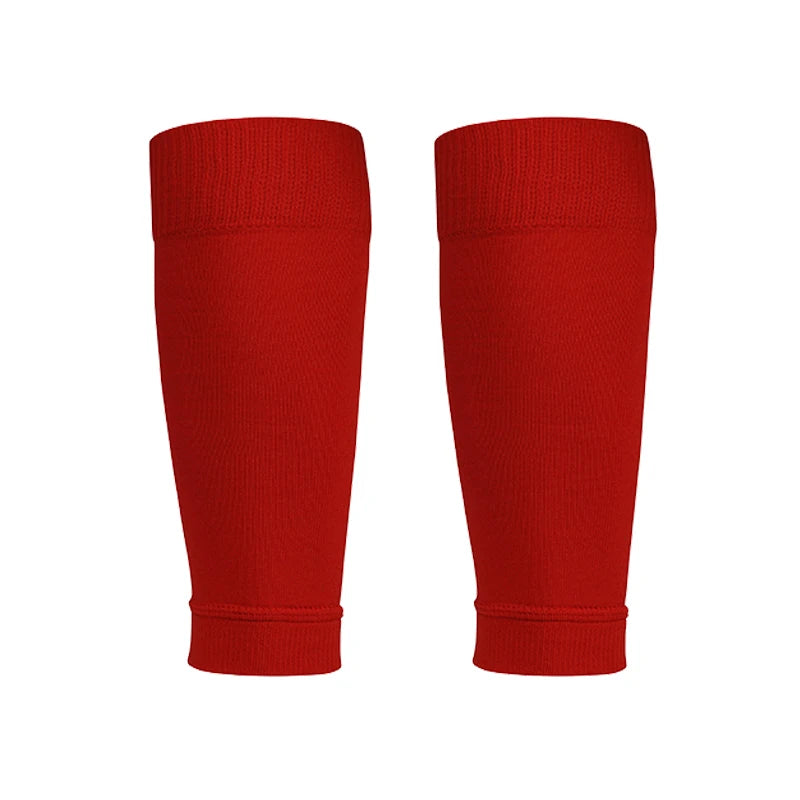 ﻿ 1 Pairs Leg Warmers Football Sports Socks Without Foot Adults Shin Guard Calf Socks Kids Leg Compression Socks Protection Gear