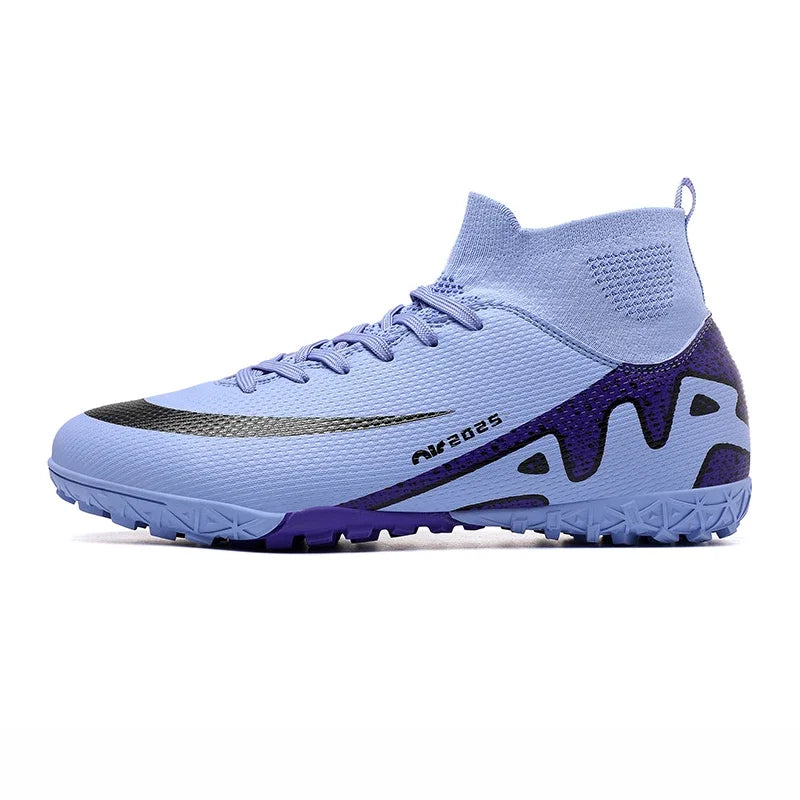 New Men Football Field Boots Women Professional Ultralight Cleats Soccer Shoes Unisex Match TF/FG High Ankle Boys Football Shoes