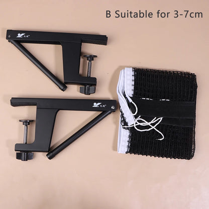 Standard Clip-on Type Table Tennis Mesh Net Professional Ping Pong Table Net Rack Kit Accessories Table Tennis Sports Equipment