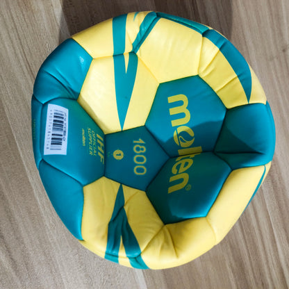 Molten HX1800 Handball Inflation-free Official Standard Size 0/1/2/3 PU Hand Stitch Ball for Children Indoor Training