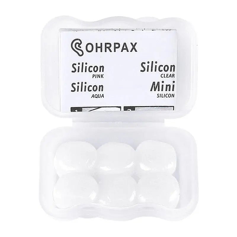 6Pcs/Box Silicone Ear Plugs Reusable Earplugs For Sleeping Swimming Traveling Working Studying Noise Reduction Flexible Ear Plug