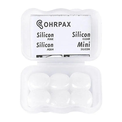 6Pcs/Box Silicone Ear Plugs Reusable Earplugs For Sleeping Swimming Traveling Working Studying Noise Reduction Flexible Ear Plug