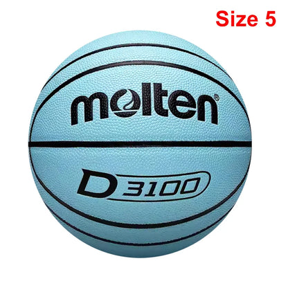 Molten Basketball Balls Official Size 7/6/5 Soft Wear-resistant PU Material Outdoor Basketball Training Game Colorful baloncesto