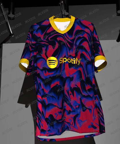 2025 Special Football Jersey Limited Edition Barcelona Soccer Jersey Training Uniform Breathable Oversize Unisex Tshirt Tops