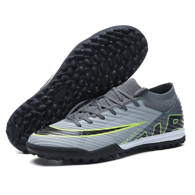 Mid-top New Men Soccer Shoes Cleats Hot-selling Non-Slip FG/TF Football Boots High-quality Match Sneakers Futsal Indoor