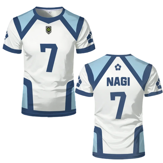 Japanese Anime 3D Printing Jersey Plus-size Football Men's T-shirt Sports Quick Drying Breathable Casual Short Sleeve Tee