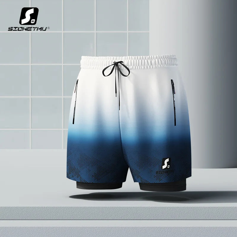 New Swimming Trunks Men's Anti-embarrassment Adult Quick-drying Swimsuits Large-sized Quick-drying Hot Spring Swimming Sets
