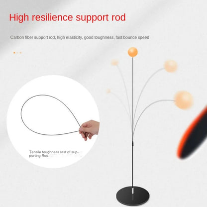 1 Set Elastic Table Tennis Trainer Movable Fixed Table Tennis Exerciser Rapid Rebound Play Pong Balls Paddles Set Workout Sport