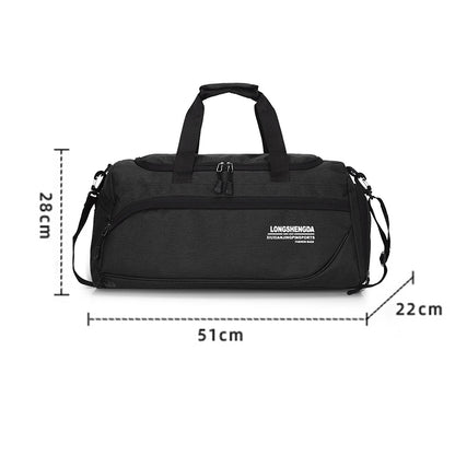 Dry Wet Separation Bags Waterproof Large Capacity Yoga Sports Backpack with Shoe Compartment Wear-resistant for Outdoor Football