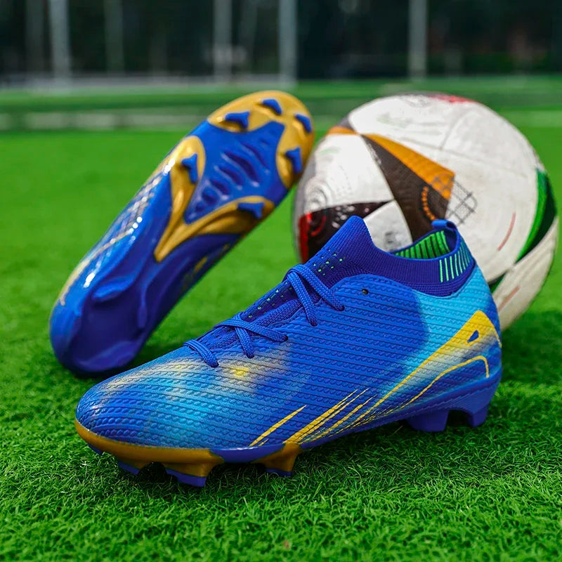 New Men Soccer Shoes Futsal Mid-top Football Boots Cleats Sneakers Non-Slip High-quality Match Indoor Hot-selling FG/TF
