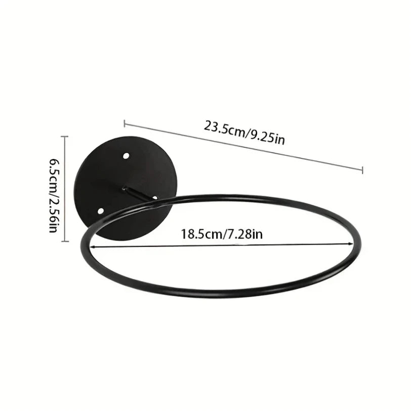 1pc/2pcs Metal Wall Mounted Sports Ball Display Stand For Basketball, Football, Volleyball, Durable Wall Storage Rack