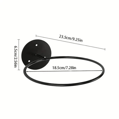1pc/2pcs Metal Wall Mounted Sports Ball Display Stand For Basketball, Football, Volleyball, Durable Wall Storage Rack
