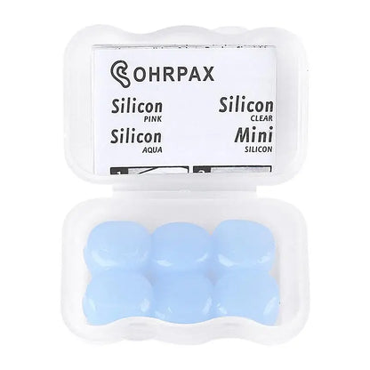 6Pcs/Box Silicone Ear Plugs Reusable Earplugs For Sleeping Swimming Traveling Working Studying Noise Reduction Flexible Ear Plug