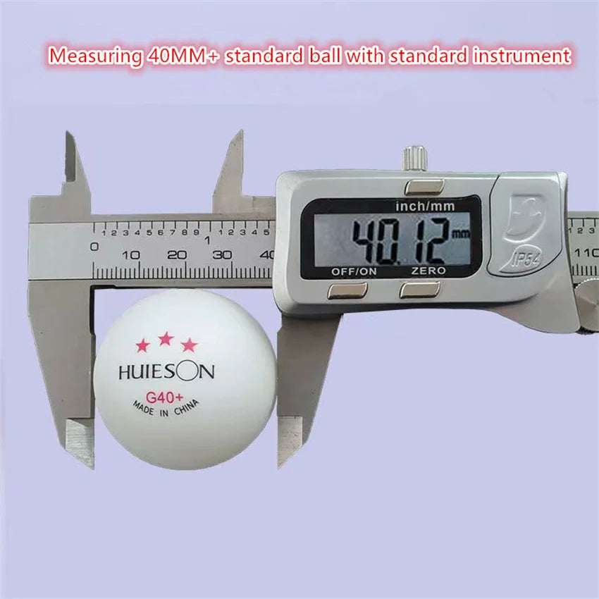 New Huieson 3 Star 20~100 PCS ABS 40+ Material Professional Table Tennis Balls TTF Table Tennis Ping Pong Balls For Competition