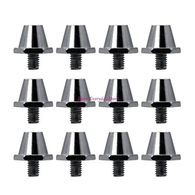 12Pcs Quality Football Shoe Studs for 5MM Threaded Football Soccer Shoes 11mm/13mm/15mm Football Shoe Replacement Spikes JOME