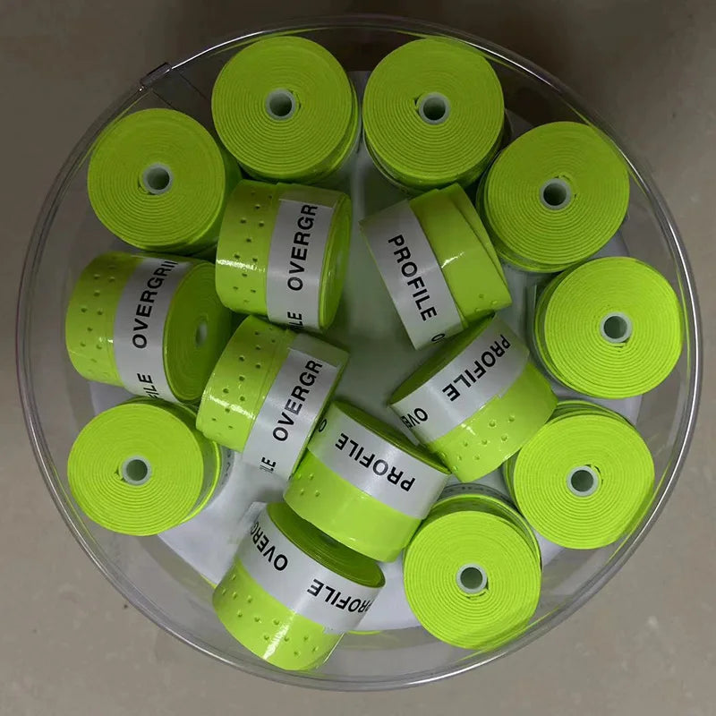 15PCS ZARSIA Laminated Perforated Tennis Overgrip Badminton Racket Sweatband Mesh Hand Glue Sticky Non-slip Fishing Rod Strap