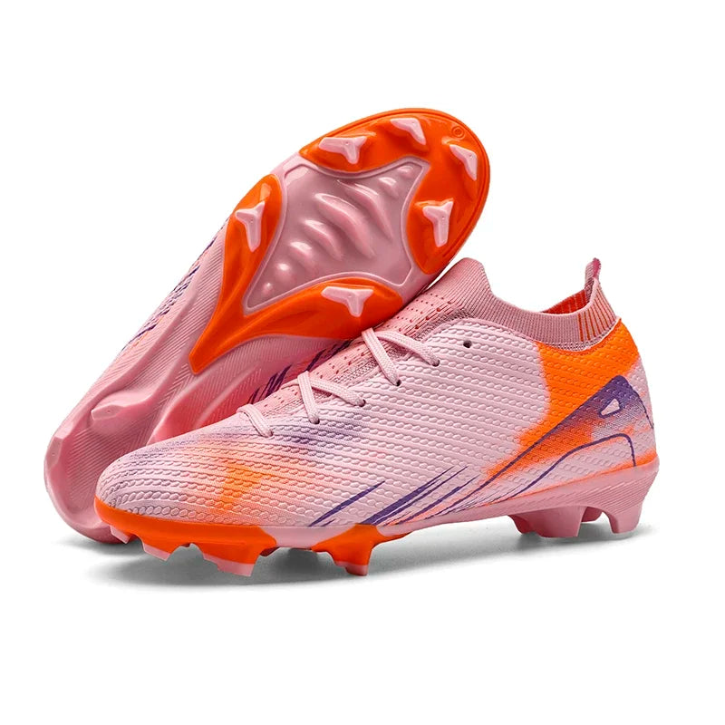 New Men Soccer Shoes Futsal Mid-top Football Boots Cleats Sneakers Non-Slip High-quality Match Indoor Hot-selling FG/TF