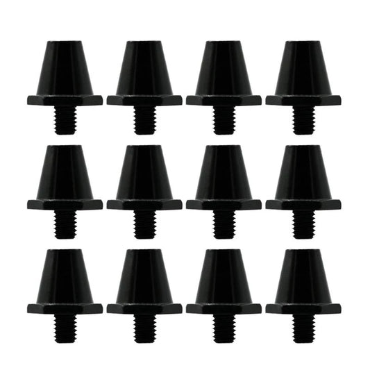12Pcs Quality Football Shoe Studs for 5MM Threaded Football Soccer Shoes 11mm/13mm/15mm Football Shoe Replacement Spikes JOME