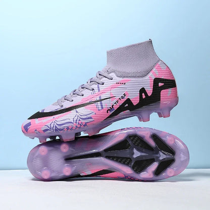 New Men Football Shoes Society Cleats Soccer Shoes TF/FG Professional Original Football Field Boots Training Fast Sneaker Match