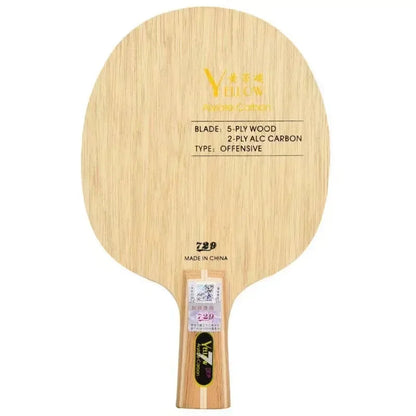 729 Blue ALC Carbon Table Tennis Blade Professional Offensive Ping Pong Blade 5+2 External ALC for Quick Attack with Loop