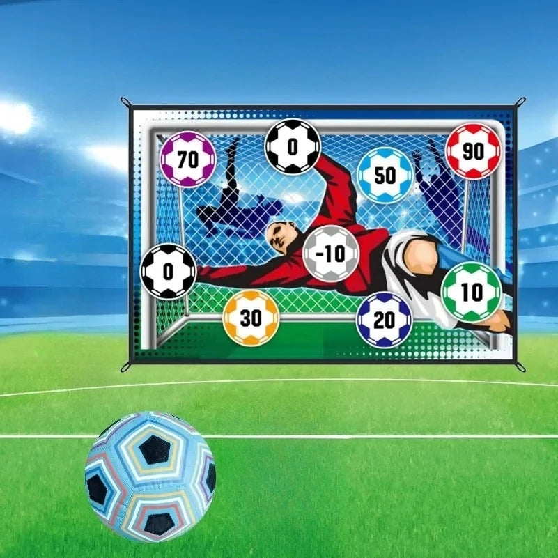 1pcs Soccer Game Mat Set Outdoor Indoor Soccer Toys Multiplayer  Children  Training Boy GiftsCompetitive Toss Soccer Goal Game