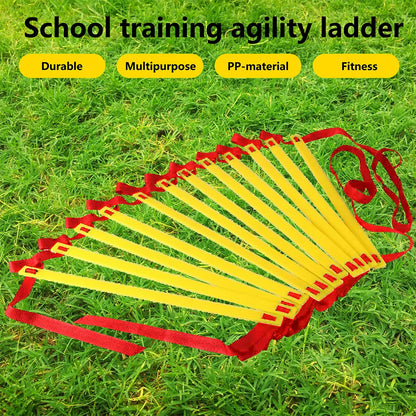 2M-10M Adjustable Agility Speed Ladder Stairs Nylon Straps Training Ladders Agile Staircase for Soccer Football Speed Ladder