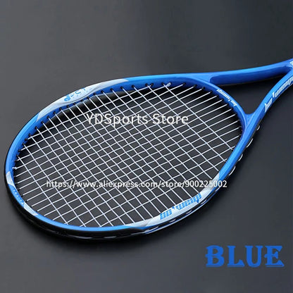 High Quality Carbon Aluminium Alloy Strung Tennis Racket For Adult Tenis Rackets 4-1/4 Inch Strings Bag Raquet Padel Men Women