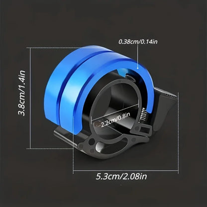 1 Invisible High-Pitched Bicycle Bell - High-Quality Sound, Made Of Aluminum Alloy, Suitable For Mountain Bikes And Road Bikes