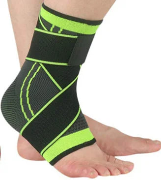 Adjustable Sports Ankle Support Compression Ankle Brace Protector Running Soccer Basketball Gym Ankle Stabilizer Bandage Strap