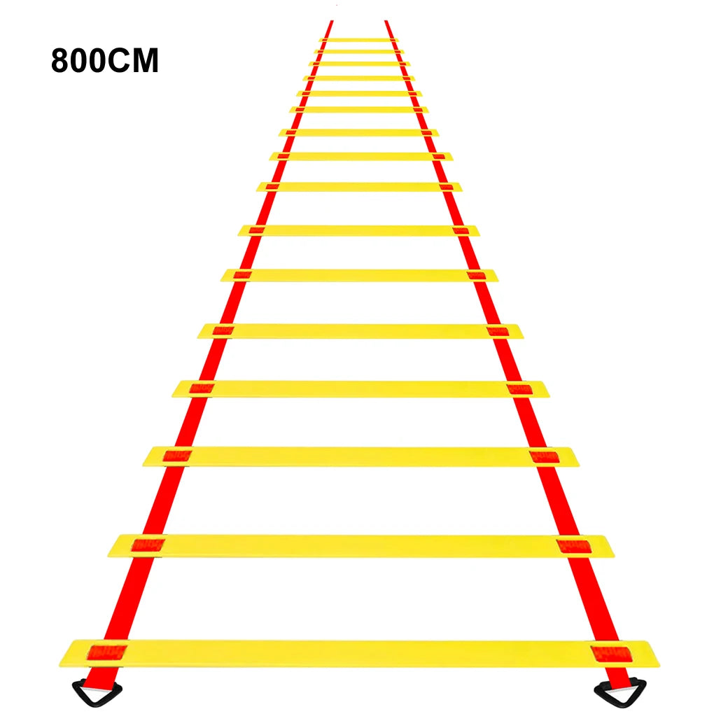 2M-10M Adjustable Agility Speed Ladder Stairs Nylon Straps Training Ladders Agile Staircase for Soccer Football Speed Ladder