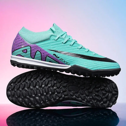 Mid-top New Men Soccer Shoes Cleats Hot-selling Non-Slip FG/TF Football Boots High-quality Match Sneakers Futsal Indoor