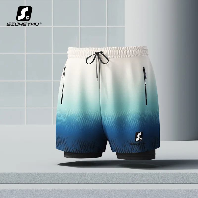 New Swimming Trunks Men's Anti-embarrassment Adult Quick-drying Swimsuits Large-sized Quick-drying Hot Spring Swimming Sets