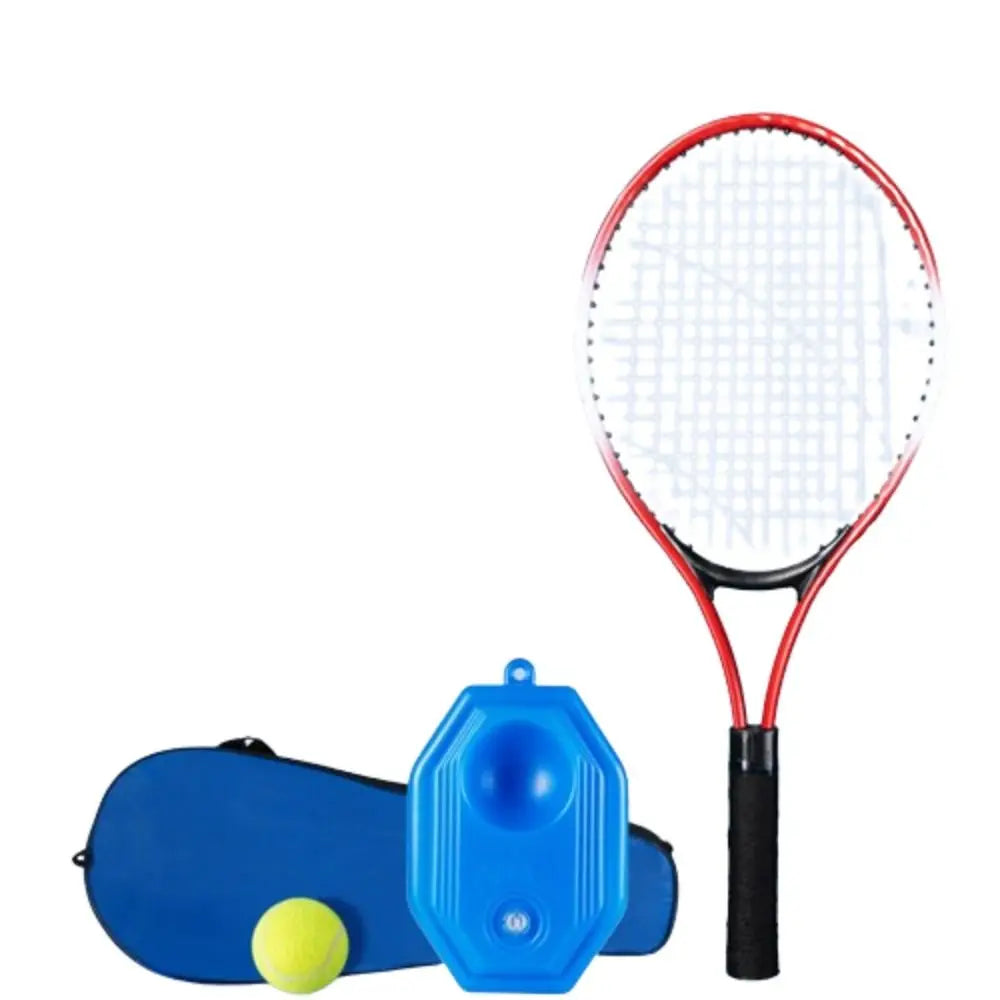 Single Tennis Racket Set for Kids Shock Absorbing Lightweight Tennis Trainer Rebound 23inch with Carry Bag Tennis Racquets Set