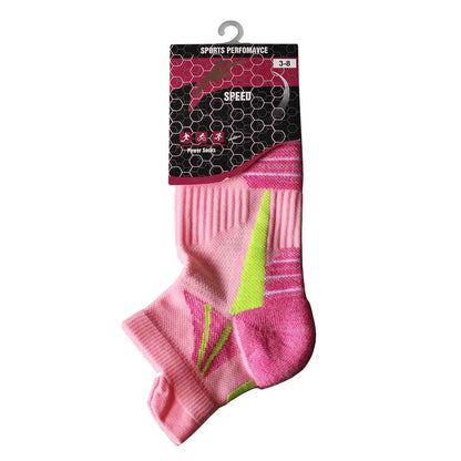 Socks Woman Running Short Socks Advanced Sports Socks Looped Back Color Socks Compression Calcetines Ciclismo Hombre Cycling