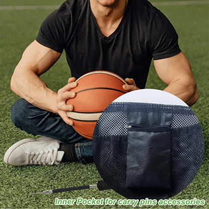 Portable Drawstring Basketball Backpack Mesh Bag Football Soccer Volleyball Ball Storage Bags Outdoor Sports Cycling Equipment