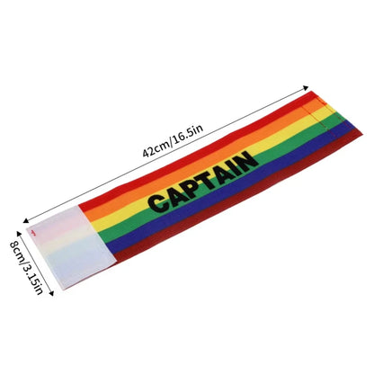 1PC Football Captain Armband Adjustable Sports Captain Armband With CAPTAIN Logo Captain's Armband For Soccer Rugby Basketball