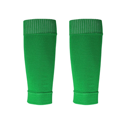 ﻿ 1 Pairs Leg Warmers Football Sports Socks Without Foot Adults Shin Guard Calf Socks Kids Leg Compression Socks Protection Gear