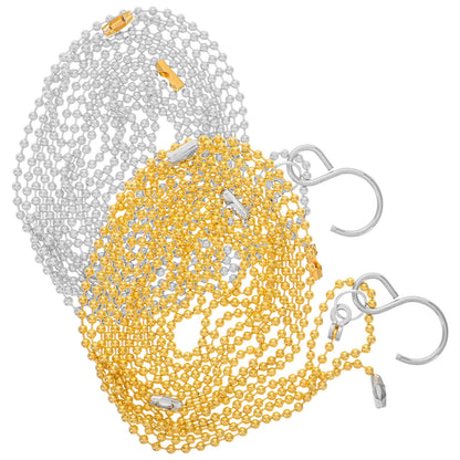2 Pcs Volleyball Referee Equipment Kit Net Measurement Chain Nets Supplies Setter Trainer Copper for Volleyballs