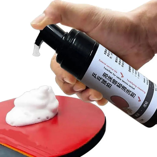 Table Tennis Bat Cleaning Set Racket Cleaner PingPong Paddle Care Spray 100ml Paddle Cleaning Spray Kit For PingPong Bat And