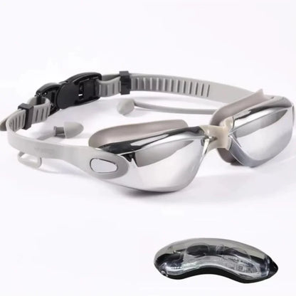 ARENA Professional Adult Anti-fog Swimming Goggles with Earplugs Men Women Swim Leak Proof Adjustable UV Protection Eyewear